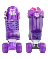 Crazy Skates Adjustable Roller For Girls - Glitter Pop Collection To Fit Four Sizes