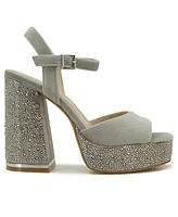 Kenneth Cole New York Women's Dolly Crystal Platform Sandals