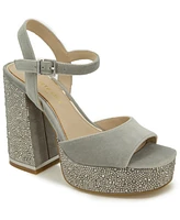 Kenneth Cole New York Women's Dolly Crystal Platform Sandals