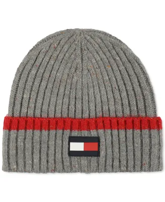 Tommy Hilfiger Men's Rubber Flag Patch Tipped Cuff Hat