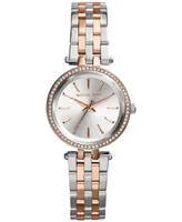 Michael Kors Women's Darci Two-Tone Stainless Steel Bracelet Watch 26mm