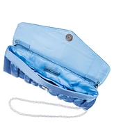 Nina Salome Satin Pleated Clutch