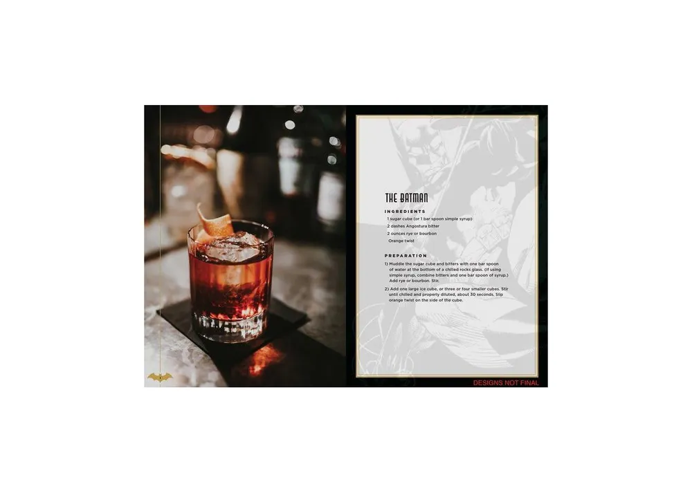 Gotham City Cocktails Gift Set: Official Handcrafted Food & Drinks From the World of Batman [Book]