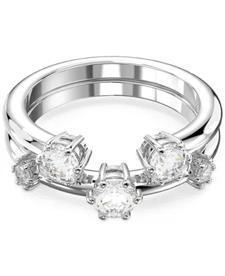 Swarovski 2-Pc. Set Constella Crystal Ring