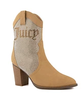 Juicy Couture Women's Tamra Embellished Western Boots