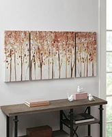 Madison Park Autumn Forest Canvas Art Palette Knife Embellishment 3 Piece