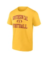 Men's Fanatics Gold Usc Trojans First Sprint Team T-shirt