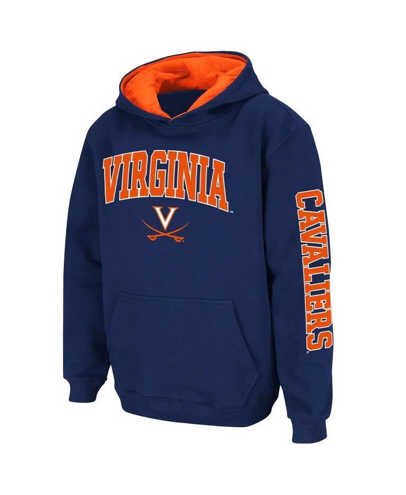 Big Boys Colosseum Navy Virginia Cavaliers 2-Hit Pullover Hoodie