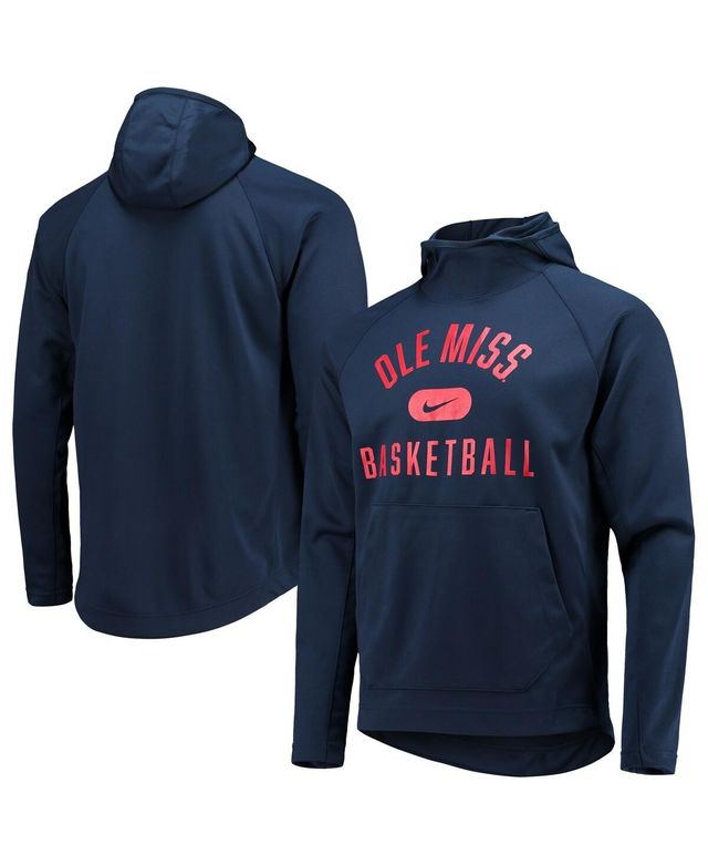 Men's Nike Navy Ole Miss Rebels Spotlight Raglan Pullover Hoodie