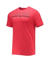 Men's Concepts Sport Heathered Charcoal, Red Miami University RedHawks Meter T-shirt and Pants Sleep Set