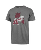 Men's '47 Heathered Gray Arkansas Razorbacks Premier Franklin T-shirt