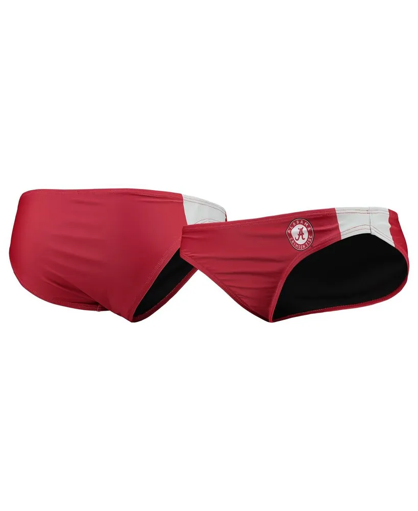 Women's Foco Crimson Alabama Tide Wordmark Bikini Bottom