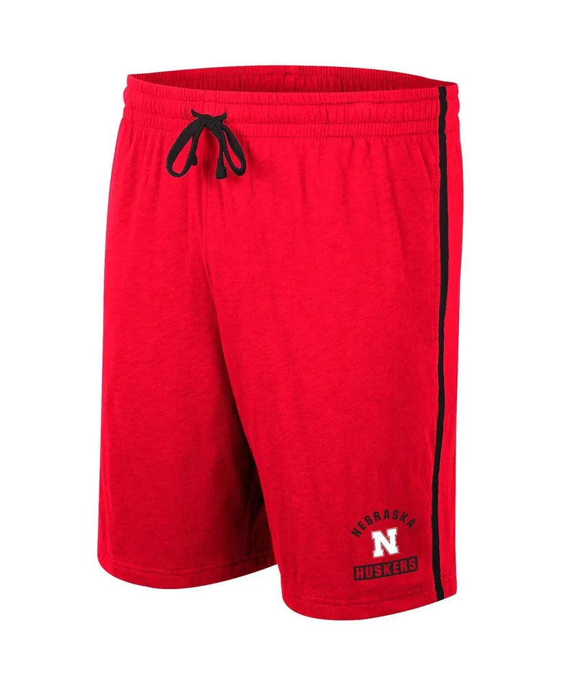 Men's Colosseum Scarlet Nebraska Huskers Thunder Slub Shorts