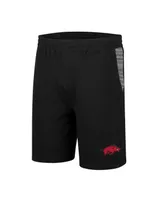 Men's Colosseum Black Arkansas Razorbacks Wild Party Shorts