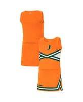 Big Girls Colosseum Orange Miami Hurricanes Carousel Cheerleader Set