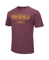 Men's Colosseum Maroon Arizona State Sun Devils Oht Military-Inspired Appreciation Flag 2.0 T-shirt