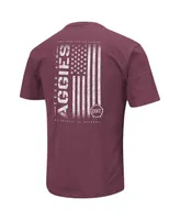 Men's Colosseum Maroon Texas A&M Aggies Oht Military-Inspired Appreciation Flag 2.0 T-shirt