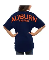 Women's Navy Auburn Tigers Spirit Jersey Oversized T-shirt