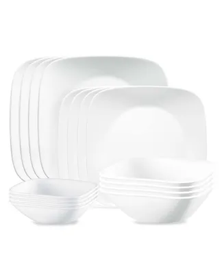Corelle Vivid White 16 Pc. Dinnerware Set, Service for 4