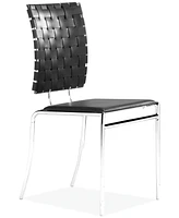 Zuo Criss Cross Dining Chair, Set of 4