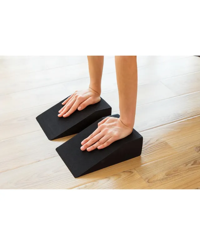 Strongtek Yoga Foam Wedge Blocks, Soft Wrist Wedge, One Pair