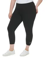 Calvin Klein Performance Plus Pull-On High Rise Logo Leggings