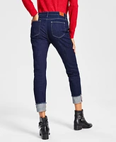 Tommy Hilfiger Women's Tribeca Th Flex Raw-Cuff Skinny Jeans