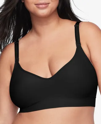 Buy Warner's Women's Cloud 9 Super Soft, Smooth Invisible Look Wireless  Lightly Lined Comfort Bra Rm1041a, Black, Small at
