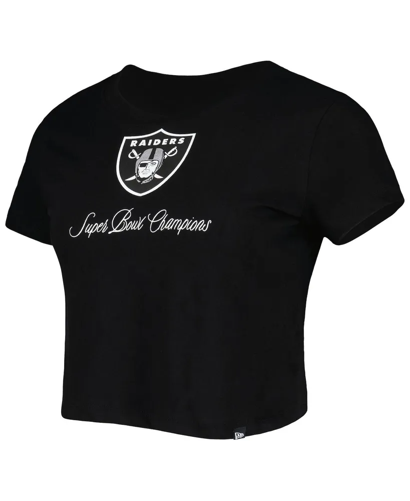 Women's New Era Black Las Vegas Raiders Historic Champs T-shirt