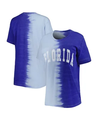 Women's Gameday Couture Royal Florida Gators Find Your Groove Split-Dye T-shirt