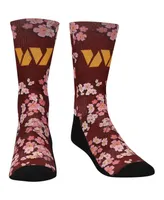 Youth Boys Rock Em Socks Washington Commanders Localized Cherry Blossoms Crew Socks