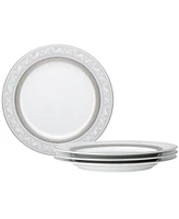 Noritake Crestwood Platinum Set of 4 Accent Plates, Service For 4