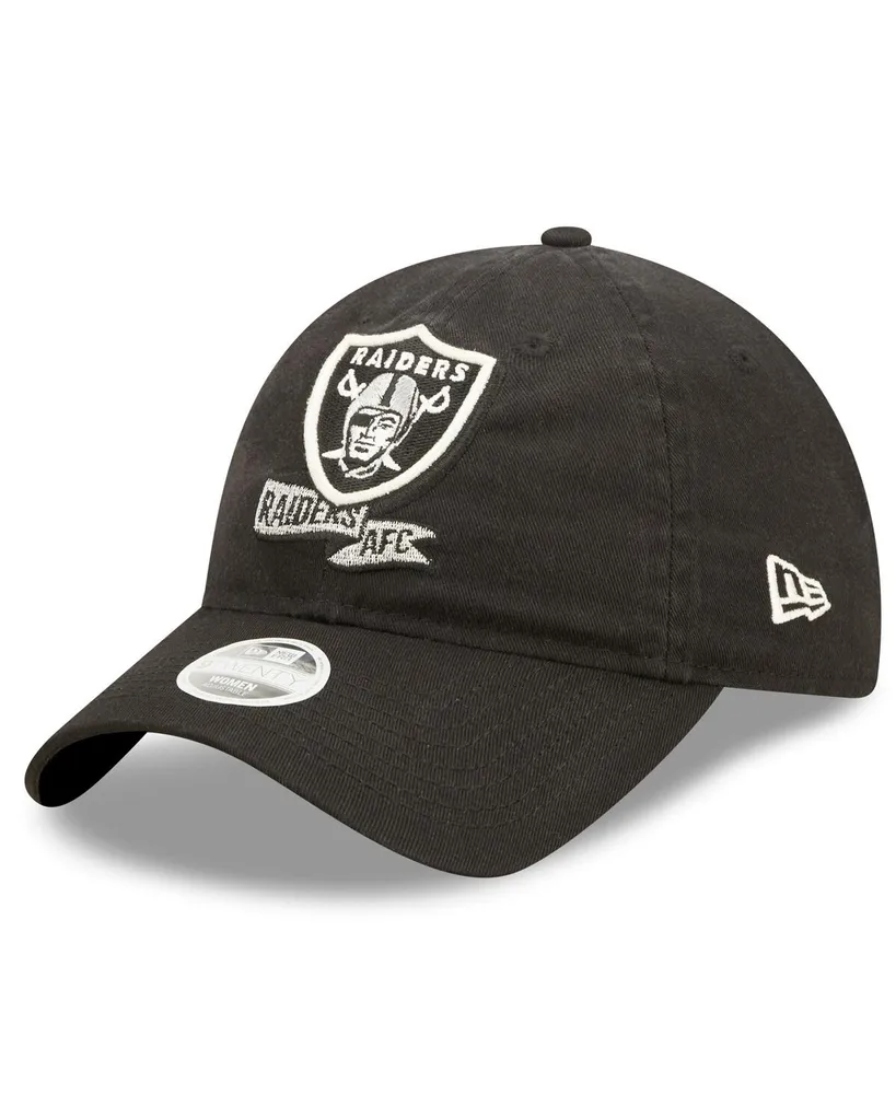 Women's New Era Black Las Vegas Raiders 2022 Sideline Adjustable 9TWENTY Hat