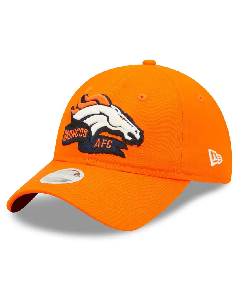 Women's New Era Orange Denver Broncos 2022 Sideline Adjustable 9TWENTY Hat