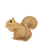 JoJo Modern Pets Eco-friendly Rustic Jute Squirrel: Sustainable Eco Dog Chew Toy