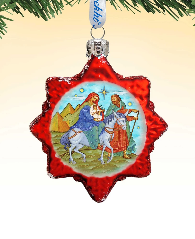 Designocracy Nativity Mercury Holiday Ornament