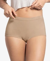 Leonisa 3-Pack Comfy Boyshort Panties Stretch Cotton 12634X3