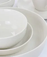 Elama Laura 32 Piece Porcelain Dinnerware Set with 2 Serving Bowls