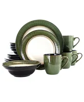 Elama Libra 16 Piece Luxurious Stoneware Dinnerware, Service for 4