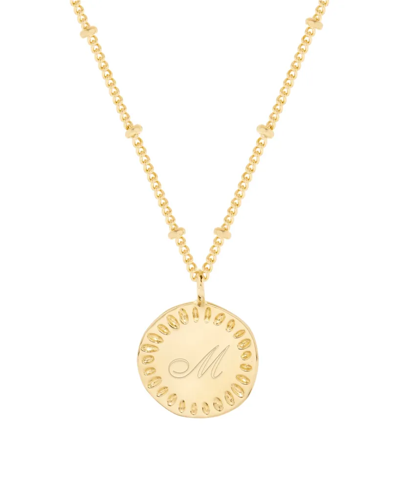 brook & york Cami Initial Pendant - Gold-Plated