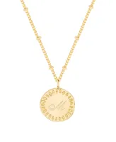 brook & york Cami Initial Pendant - Gold-Plated