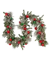 National Tree Company 9' Pre-Lit General Store Collection Decorated Garland