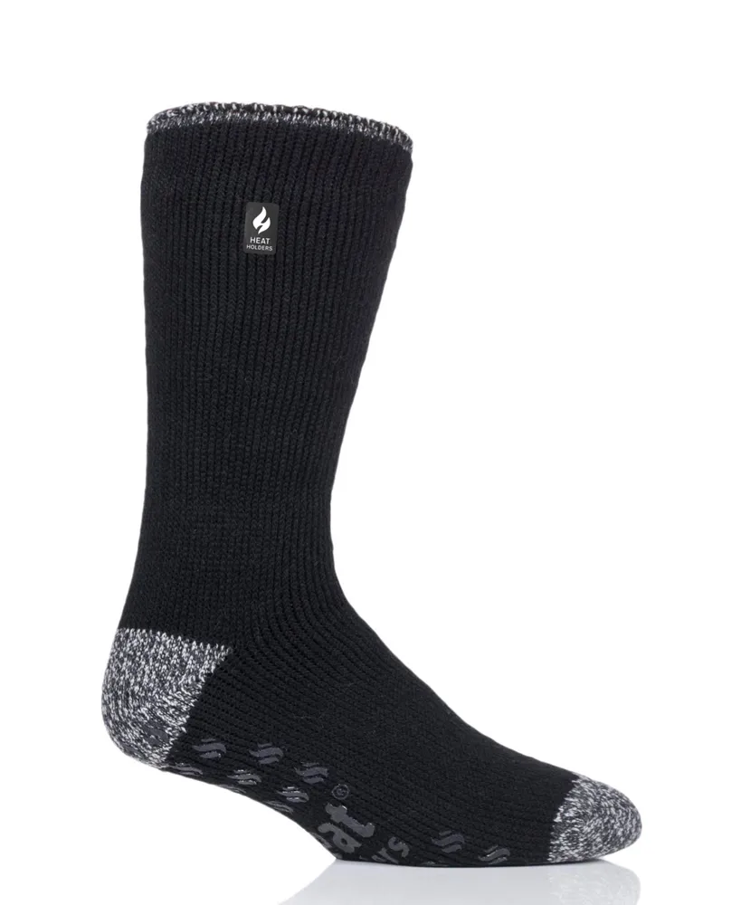 Heat Holders Men's Michael Solid Crew Slipper Sock