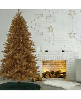 National Tree Company 7.5' Pre-Lit Metallic Christmas Tree - Gold