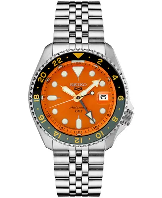Seiko Men's Automatic 5 Sports Stainless Steel Bracelet Watch 43mm