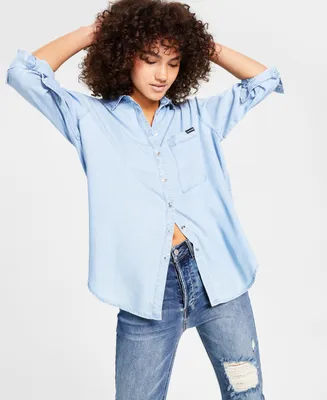 Calvin Klein Jeans Women's Button-Front Top