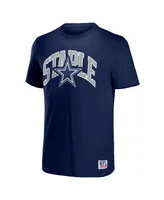 Men's Nfl X Staple Navy Dallas Cowboys Lockup Logo Short Sleeve T-shirt