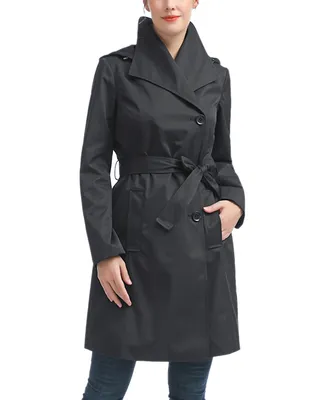 Kimi + Kai Women's Elsa Water-Resistant Hooded Trench Coat