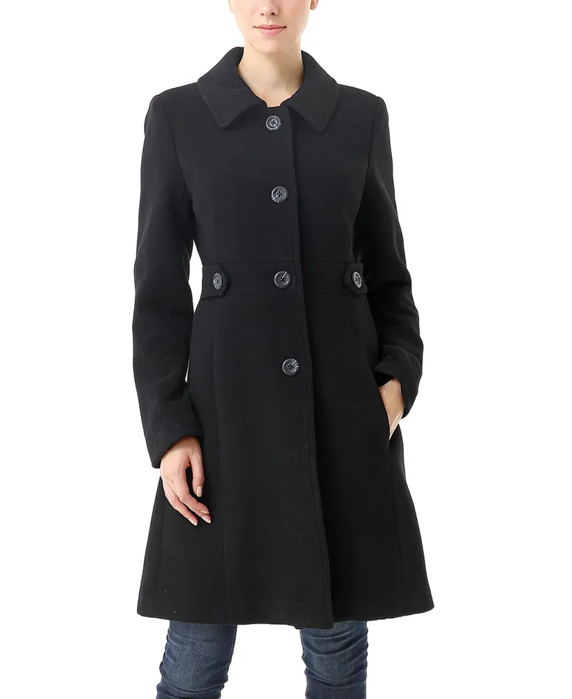 Women's Heather Wool Walking Coat