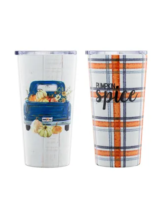 Cambridge Harvest Insulated Highballs, Set of 2